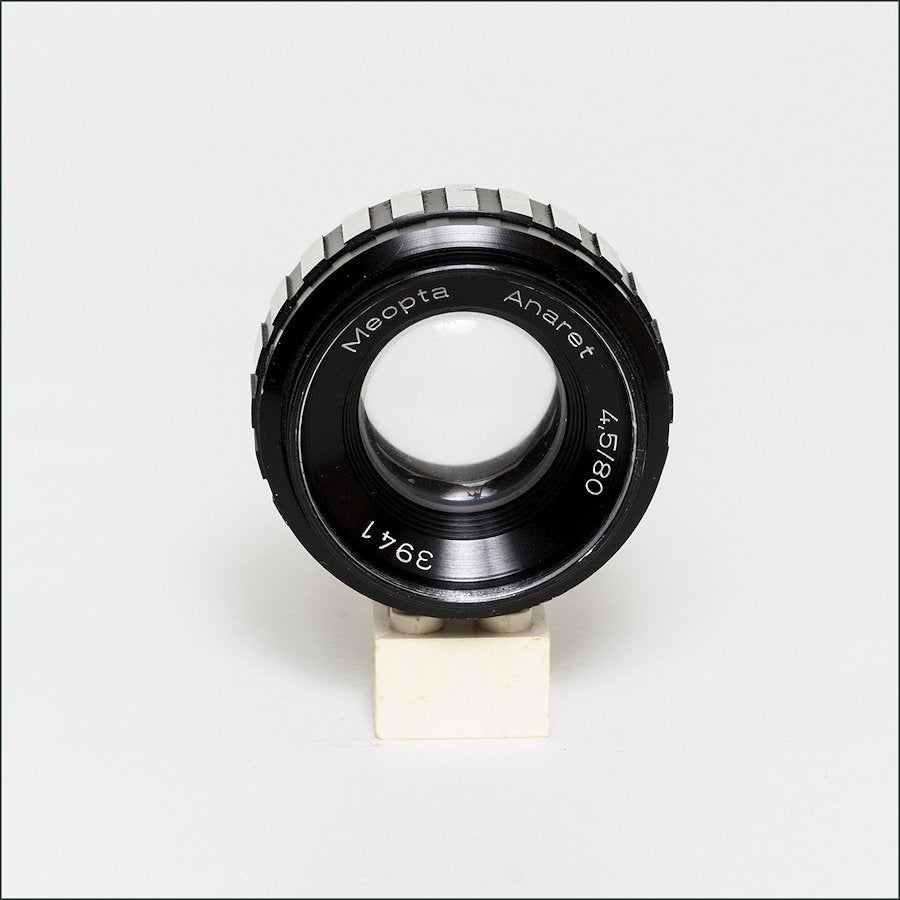 Meopta Anaret 1:4,5 / 80 mm vergrotings-objectief, Verzenden, Gebruikt, Meopta, Overig typen