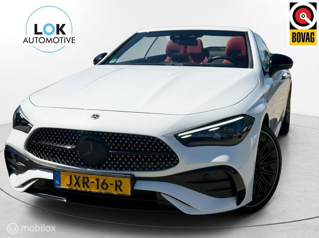 Mercedes CLE Cabriolet 200 AMG Line BURMESTER|LEDER|MEMORY|H, Auto's, Mercedes-Benz, Euro 6, 4 cilinders, Cabriolet, 4 stoelen