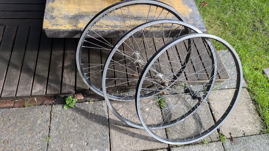 wielen Batavus Shimano fietswielen velgen 26`, Wiel, Gebruikt, Ligfiets, Batavus