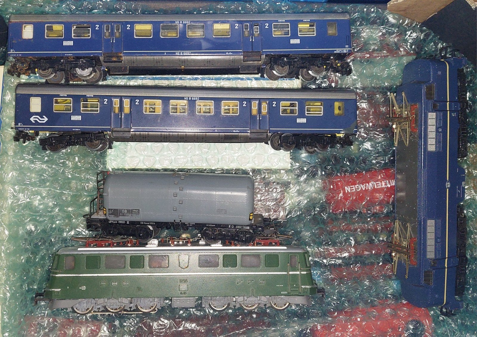 mooie partij Märklin treintjes, prima staat!, Ophalen of Verzenden