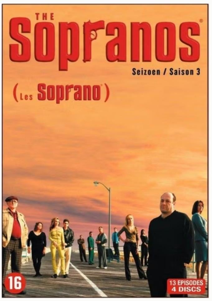 Sopranos  - Seizoen 3 DVD Box, Cd's en Dvd's, Dvd's | Thrillers en Misdaad, Zo goed als nieuw, Maffia en Misdaad, Boxset, Vanaf 16 jaar