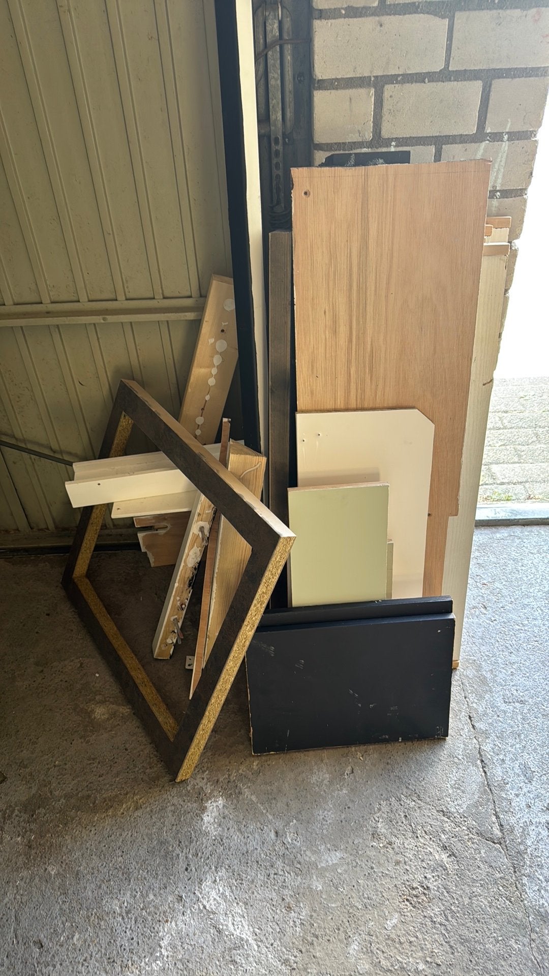 Stapel (sloop/brand) hout GRATIS OPHALEN, Ophalen, Gebruikt, Overige typen, Minder dan 200 cm