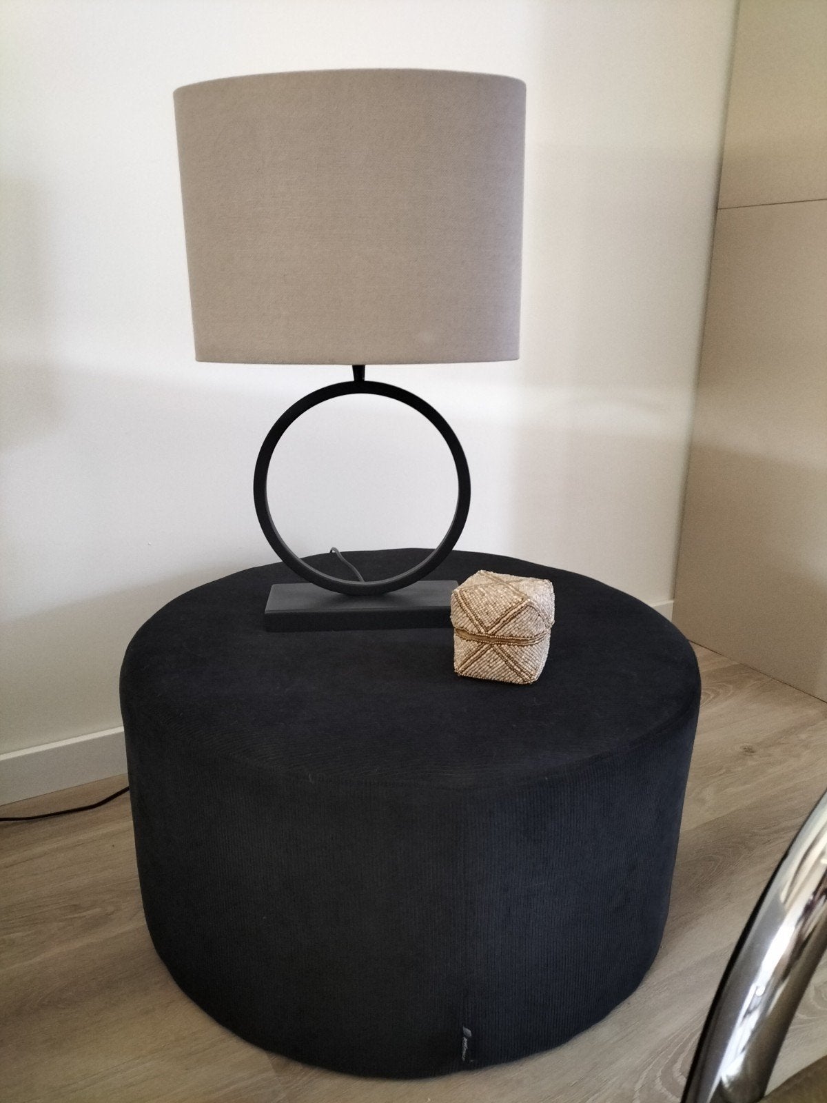 Poef Hocker Bijzettafel, Ophalen, Minder dan 50 cm, Hotel Sjeik, Rond