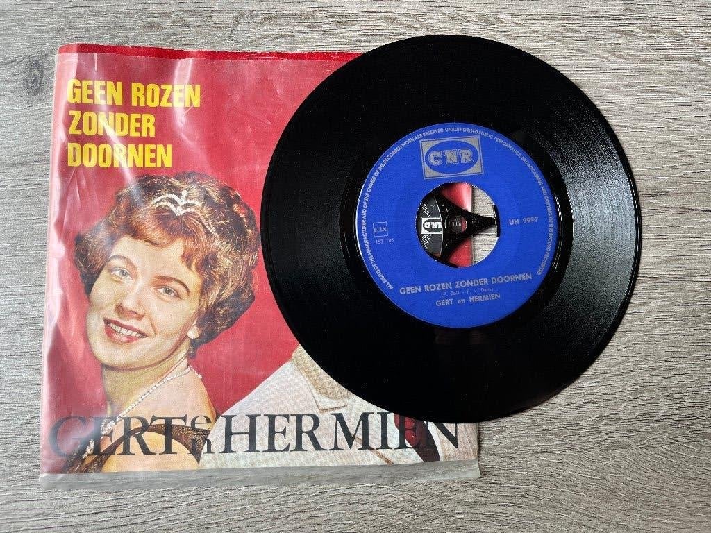 LP Single Geen rozen zonder doornen Gert en Hermien, LP, Gebruikt, Ophalen of Verzenden, Nederlandstalig