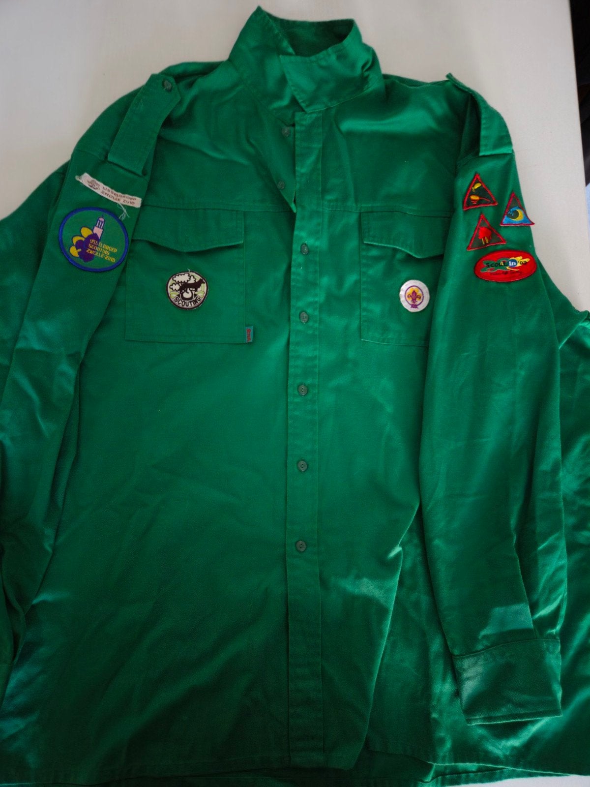 Vintage Scouting Uniform Welpen blouse mt 45 man (vold, Verzamelen, Scouting, Ophalen of Verzenden, Gebruikt, Kleding