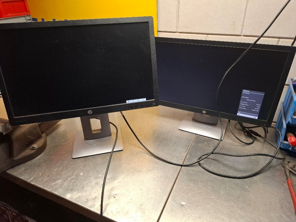 Monteren monitor hp beeldscherm, Ophalen, Gebruikt, 60 Hz of minder, HP EliteDisplay .