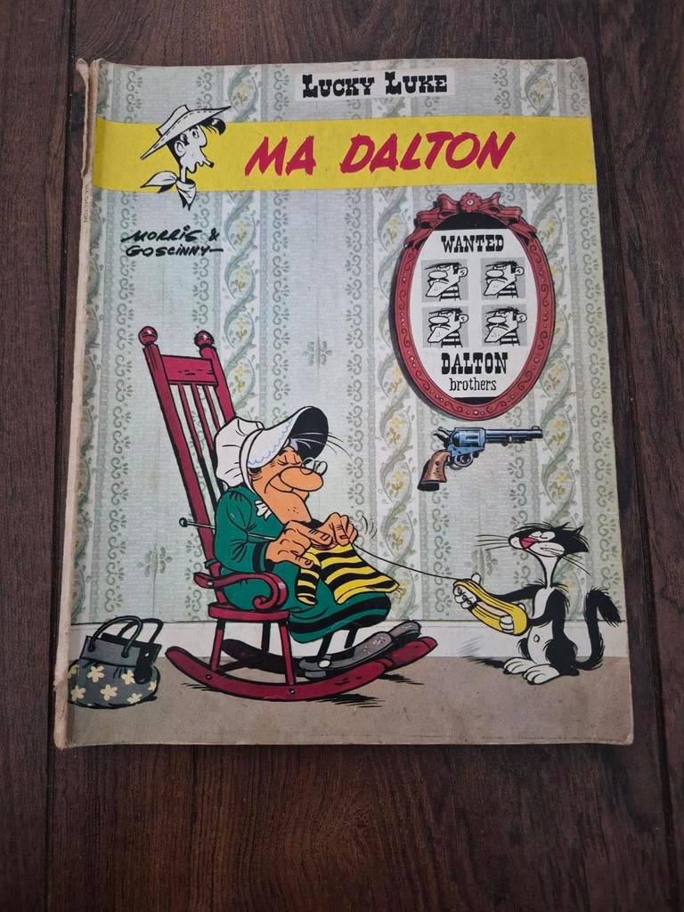 Lucky Luke - Ma Dalton (1971) - Stripboek, Boeken, Eén stripboek, Ophalen of Verzenden, Gelezen, Morris, Goscinny