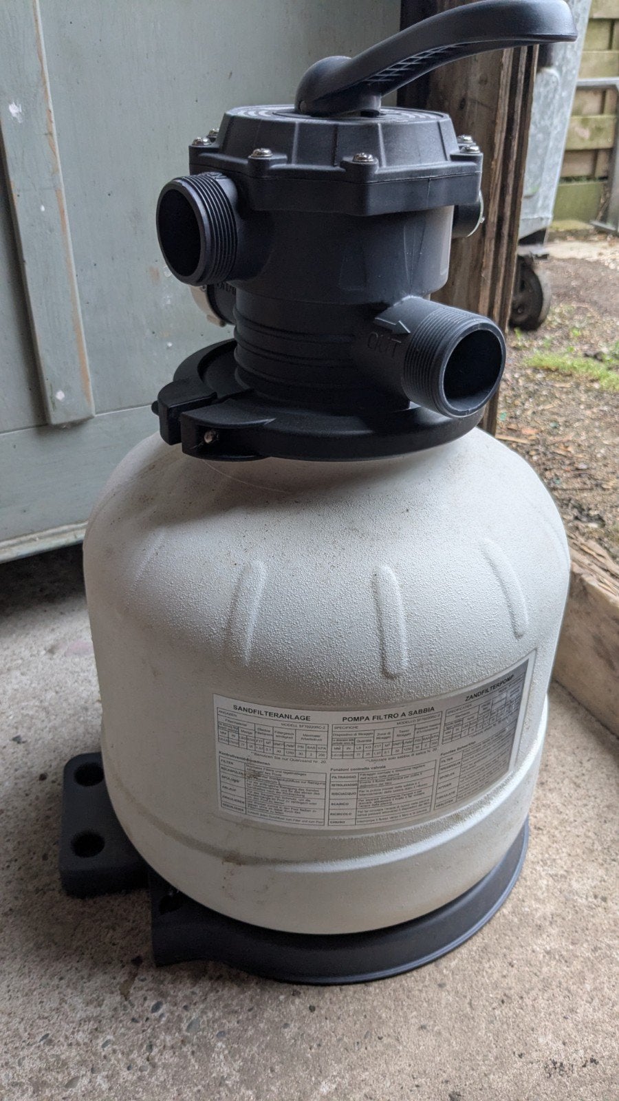 Intex zandfilter zonder pomp, Ophalen, Gebruikt, Zwembadpomp
