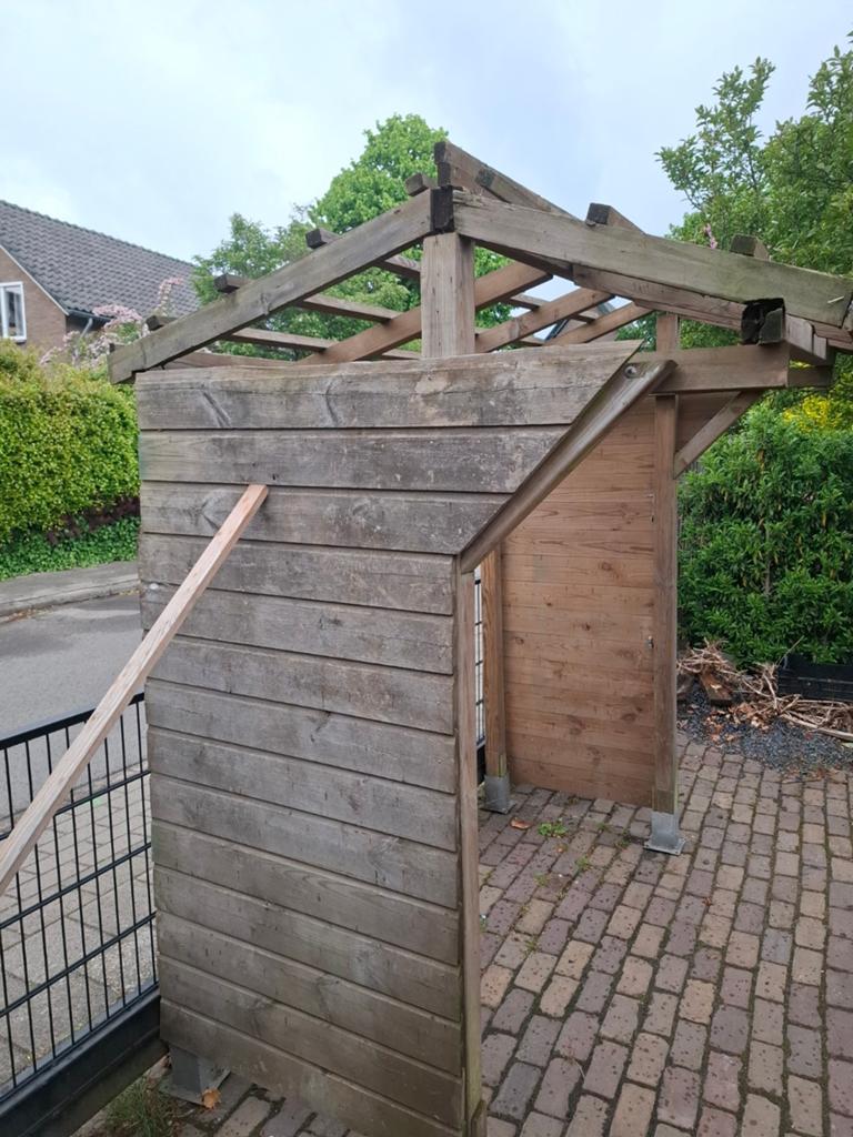 Houthok., Tuin en Terras, Tuinhuizen, Ophalen, Minder dan 250 cm, Schuur, Zonder ramen