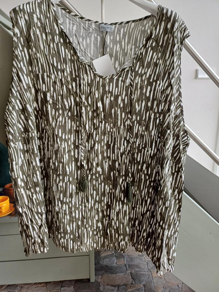 Laura Torelli top nieuw 56/58, Ophalen of Verzenden, Nieuw, Blauw, Shirt of Top