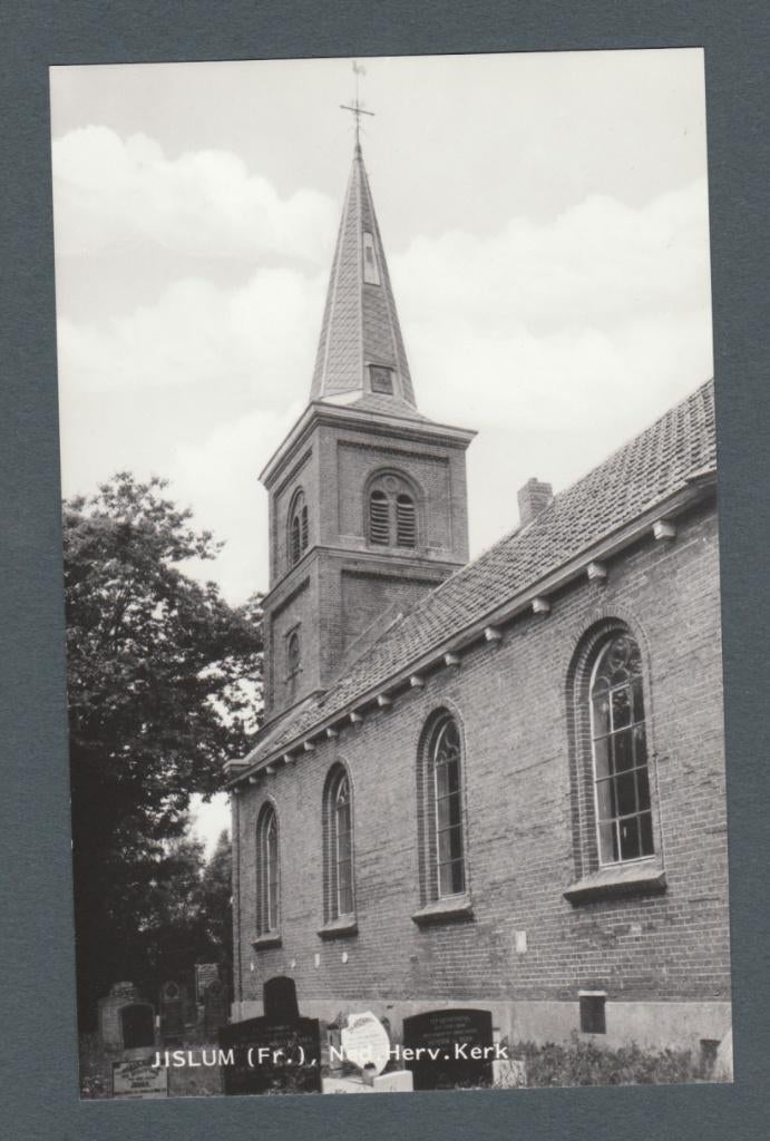 Jislum (nabij Burdaard en Ferwert) - Ned Herv Kerk, Verzenden, 1960 tot 1980, Ongelopen, Friesland