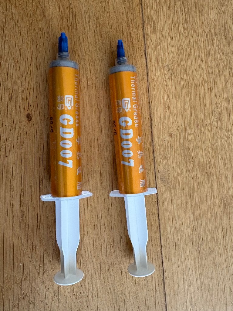 GD007 koelpasta 2 spuiten thermal paste 6,8 W/mK nieuw, Computers en Software, Ophalen of Verzenden, Nieuw, Waterkoeling