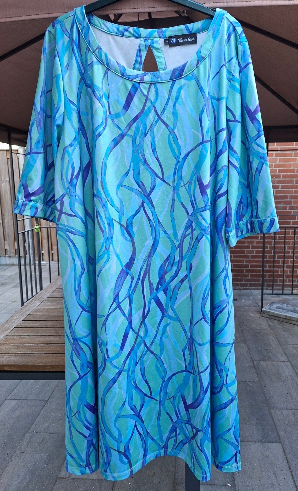 ChrisSize jurk, maat 3., Kleding | Dames, Meerkleurig, Jurk, Ophalen of Verzenden, ChrisSize
