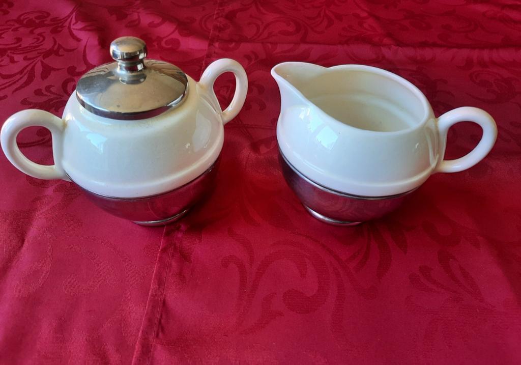 Vintage Benraad Suikerpot en Melkkan - Made in Holland, Ophalen of Verzenden