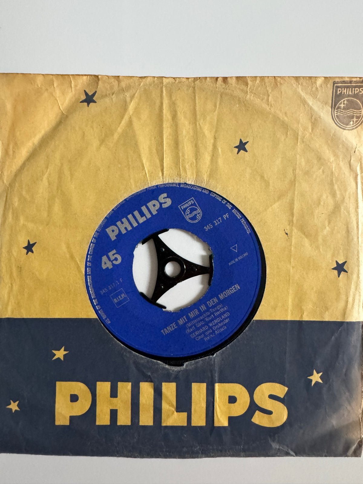 Gerhard Wendland - Tanze mit mir in den Morgen (Vinyl), Gebruikt, 7 inch, EP, Schlager