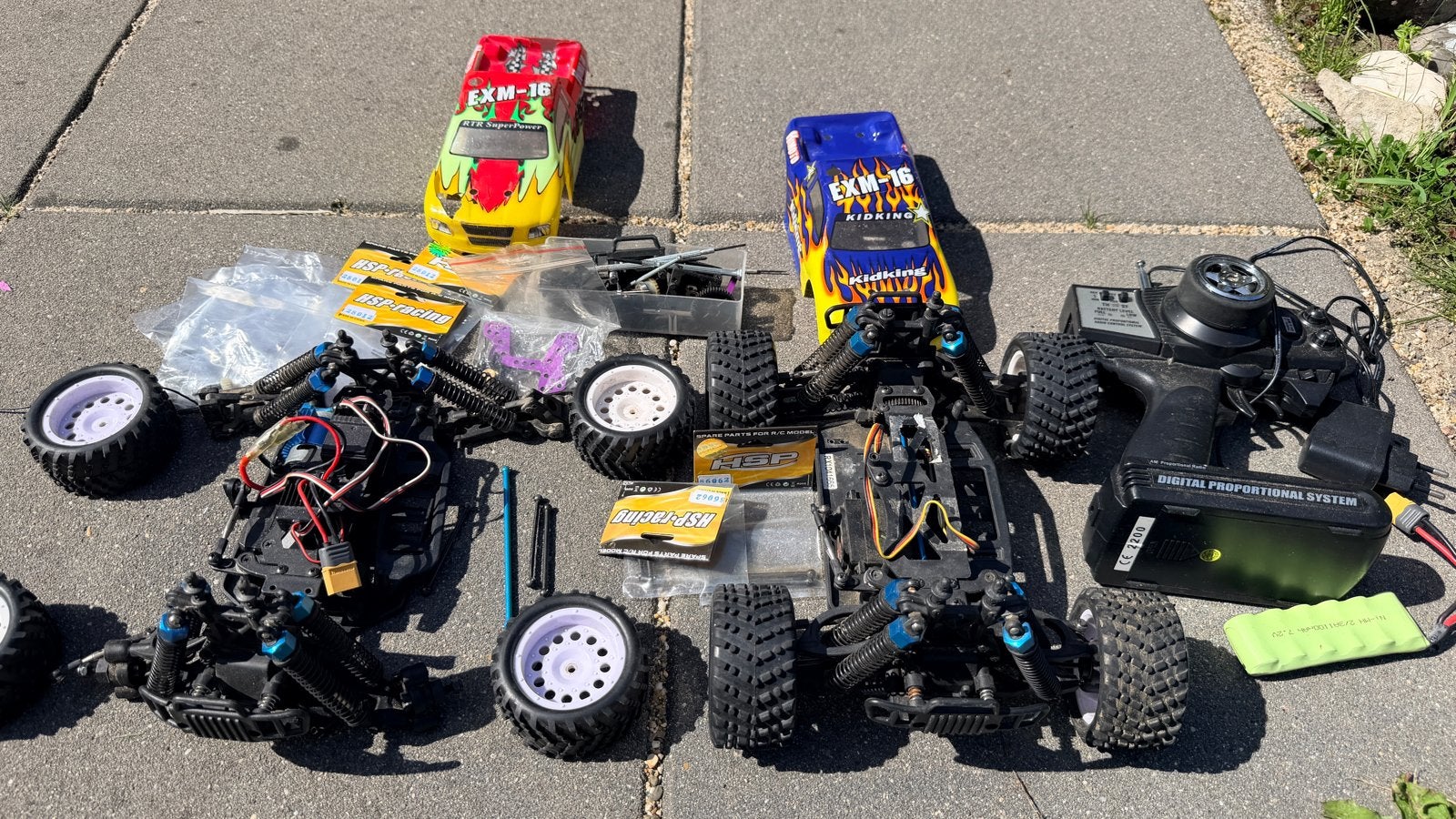 Himoto EXM-16 Offroad Electro RC Auto's 1:10 + onderdelen, Elektro, Gebruikt, Auto offroad, Ophalen of Verzenden