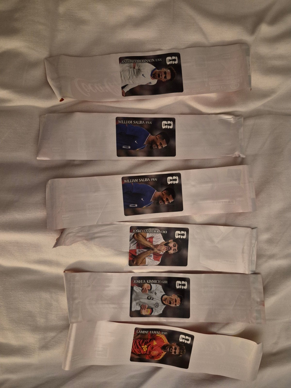 9 Coca Cola panini plaatjes, Verzenden, Nieuw, Overige typen