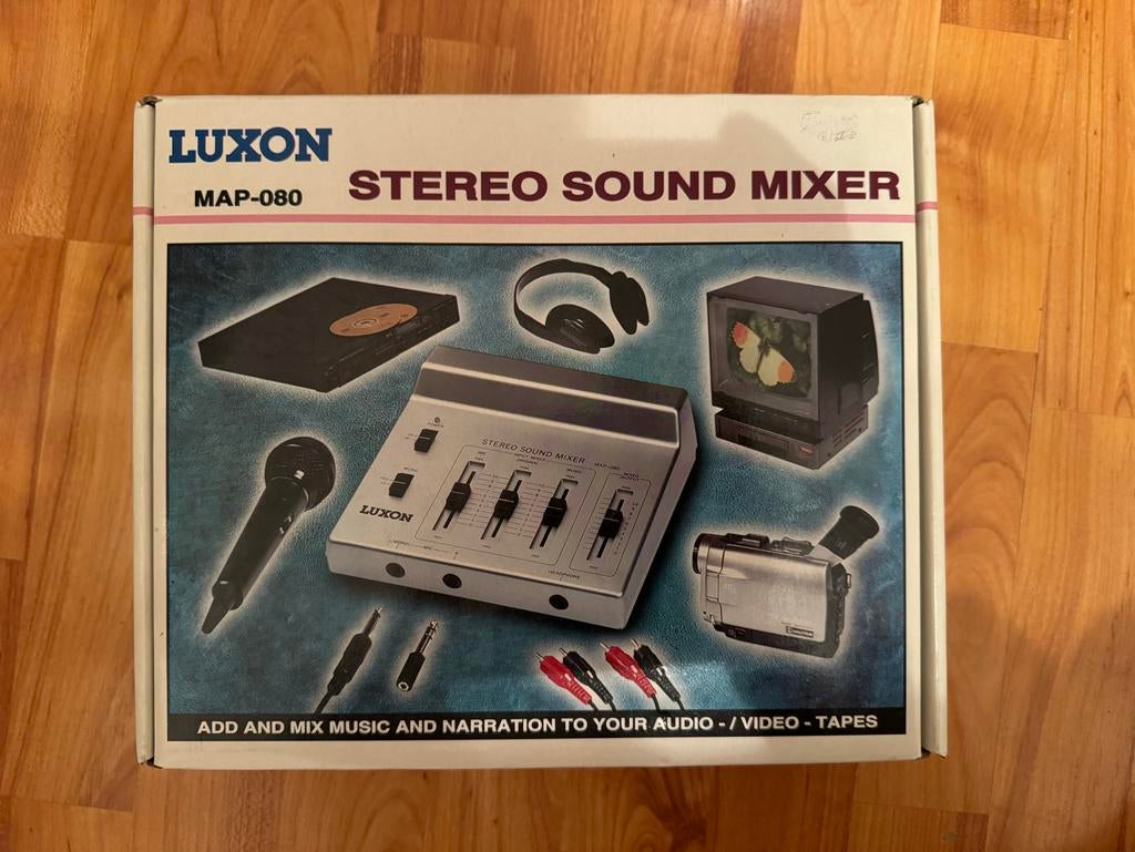 LUXON MAP-080 Stereo Sound Mixer met Microfoon - Nieuw in Do, Ophalen of Verzenden