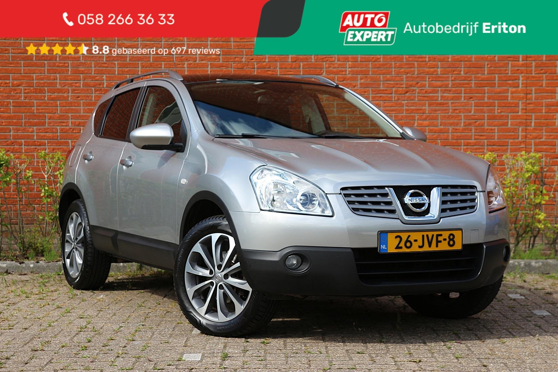 Nissan Qashqai 2.0 141pk Connect Edition AUT. | NL-auto | Na, Auto's, Stof, Gebruikt, Zwart, 4 cilinders