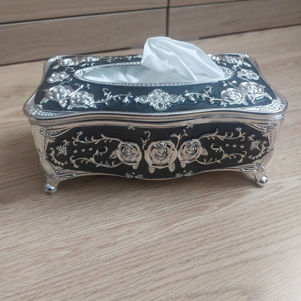Stijlvolle Tissuebox / TissueDoos (23 x 13 x 10 cm, Ophalen of Verzenden, Gebruikt