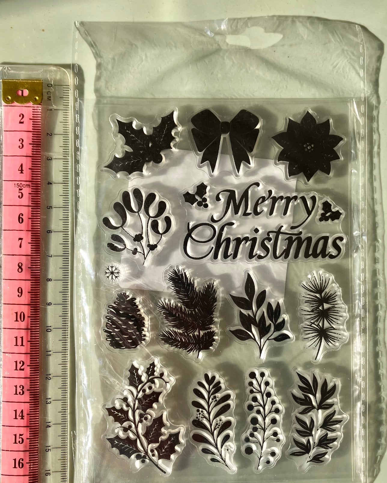 Stempels merry chrismas nw, Ophalen of Verzenden, Nieuw, Houten stempel