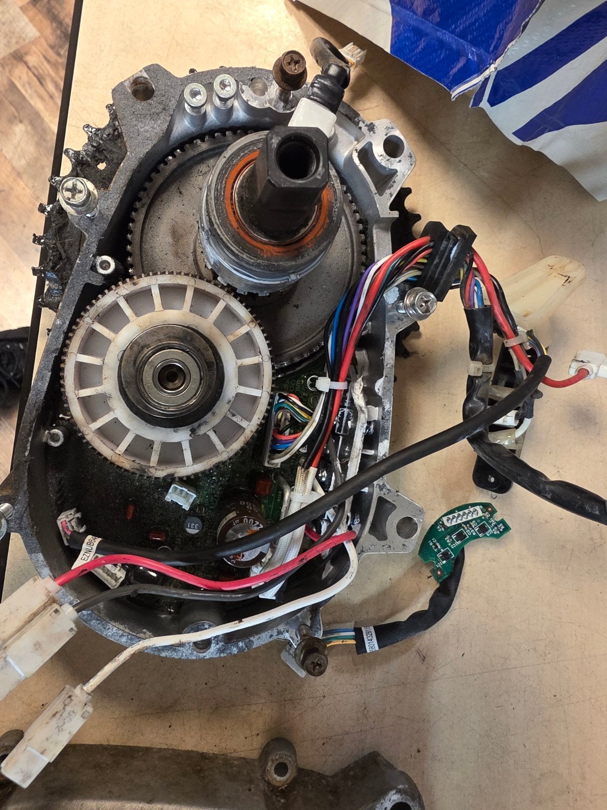 Flyer 36V middenmotor met versleten tandwiel, Elektrische fiets, Flyer, Gebruikt