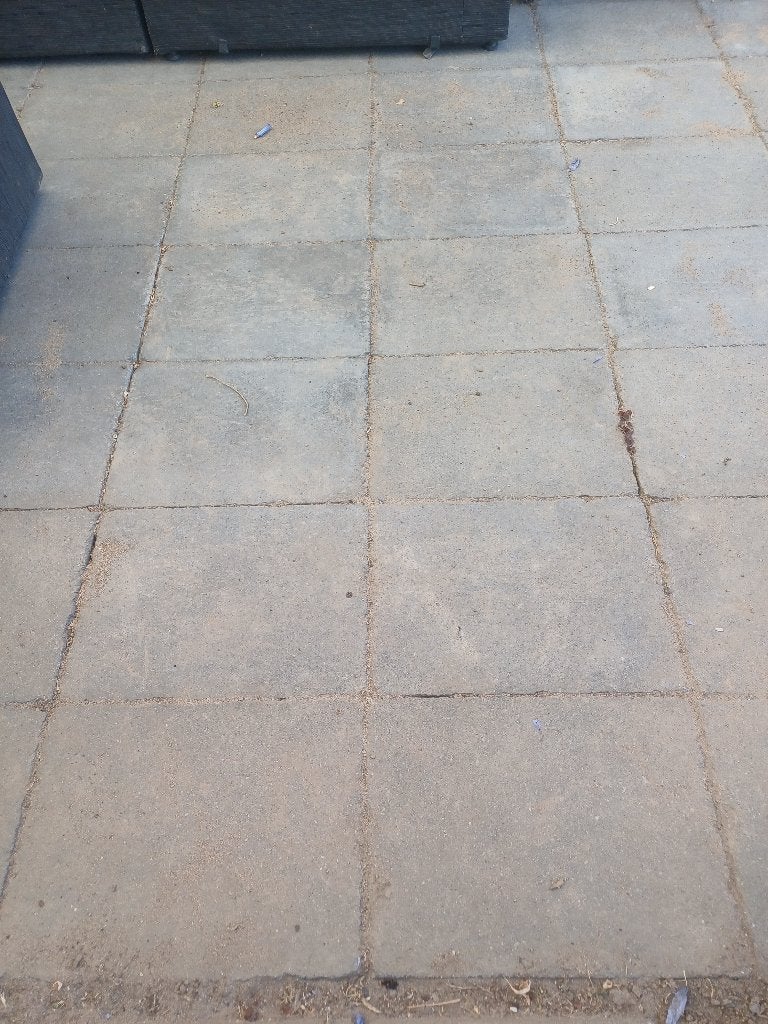 Tuintegels 30x40, Ophalen, Gebruikt, Beton, Terrastegels