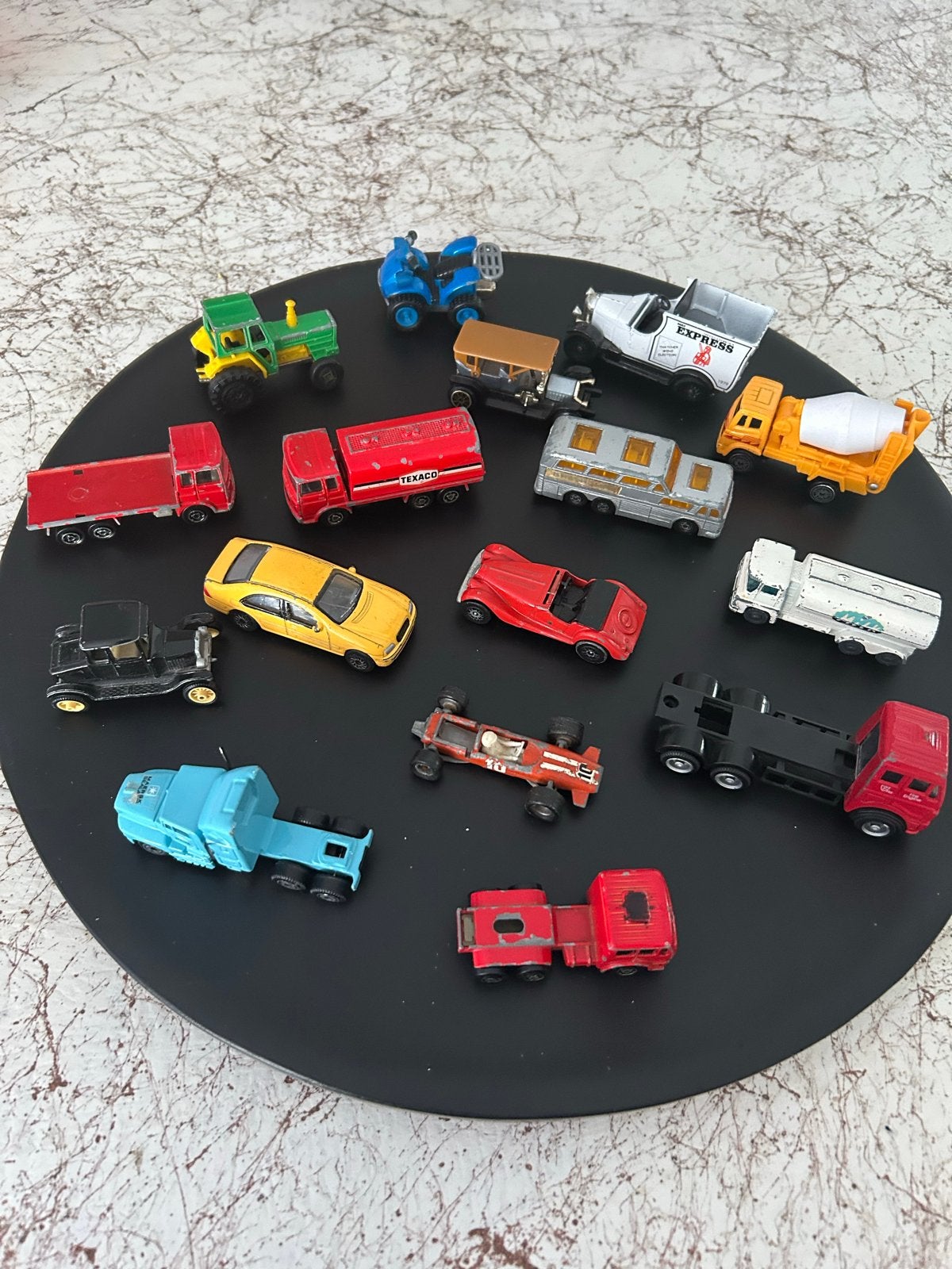Diverse verzameling speelgoedauto's en voertuigen, Ophalen of Verzenden, Gebruikt