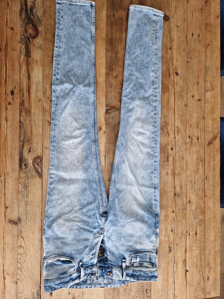 Denham Bolt Skinny Fit maat 32/34 z.g.a.n, Ophalen of Verzenden, Zo goed als nieuw, Blauw, W32 (confectie 46) of kleiner