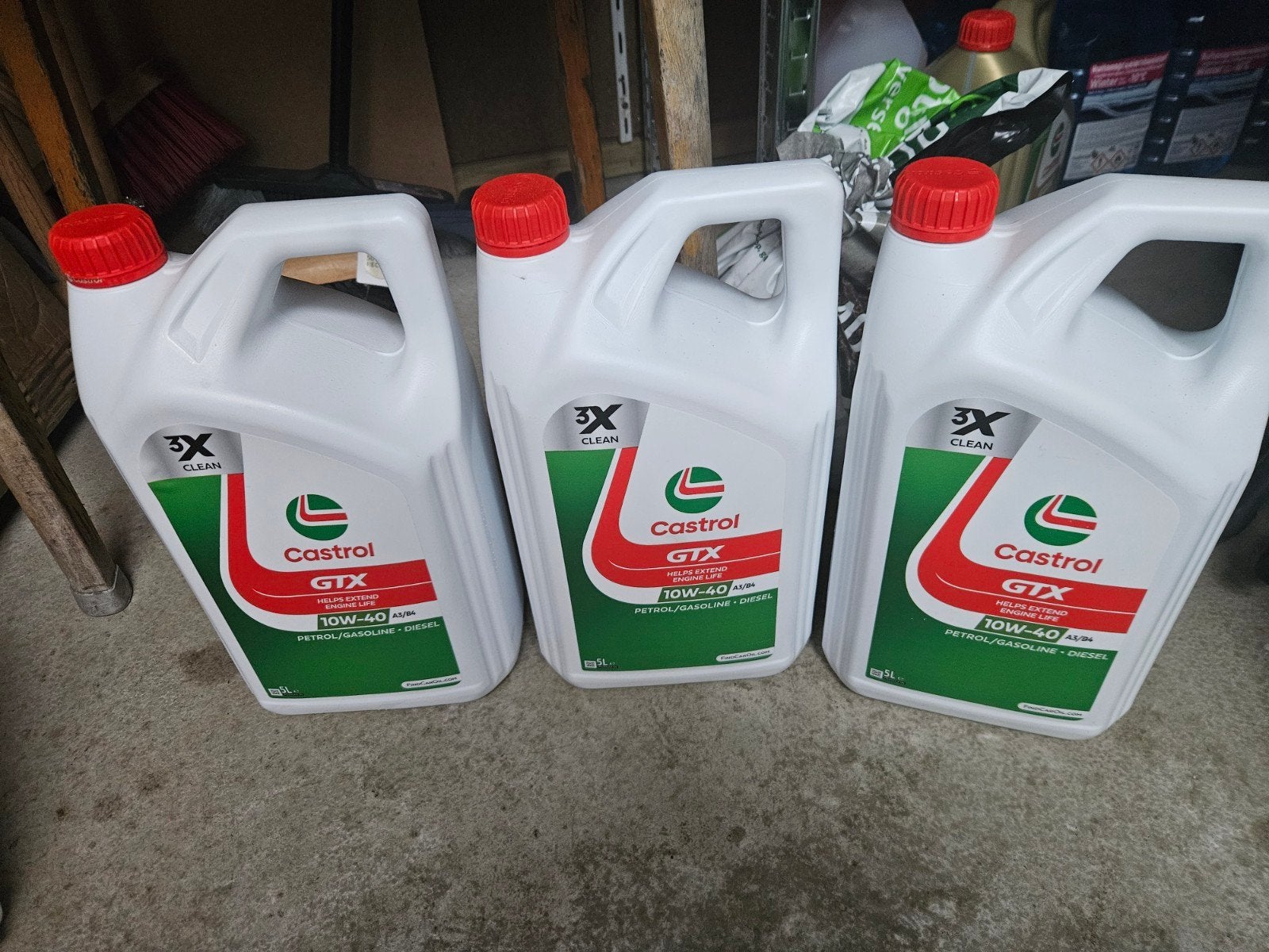 Castrol GTX 10W-40 Motorolie - 6x 5 Liter, Ophalen, Nieuw