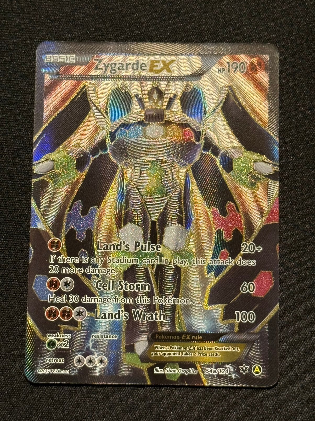 Zygarde EX 54a, Ophalen of Verzenden, Zo goed als nieuw, Losse kaart