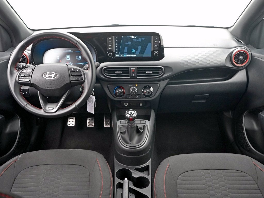 Hyundai i10 1.2 N Line | 4 Cilinder | Private lease 419 per, Keurmerk '100% Onderhouden', Stof, Gebruikt, 4 cilinders