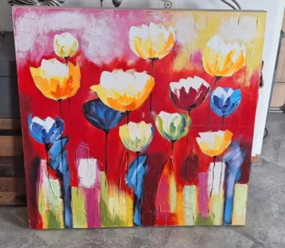 Prachtig schilderij 100x100, Ophalen