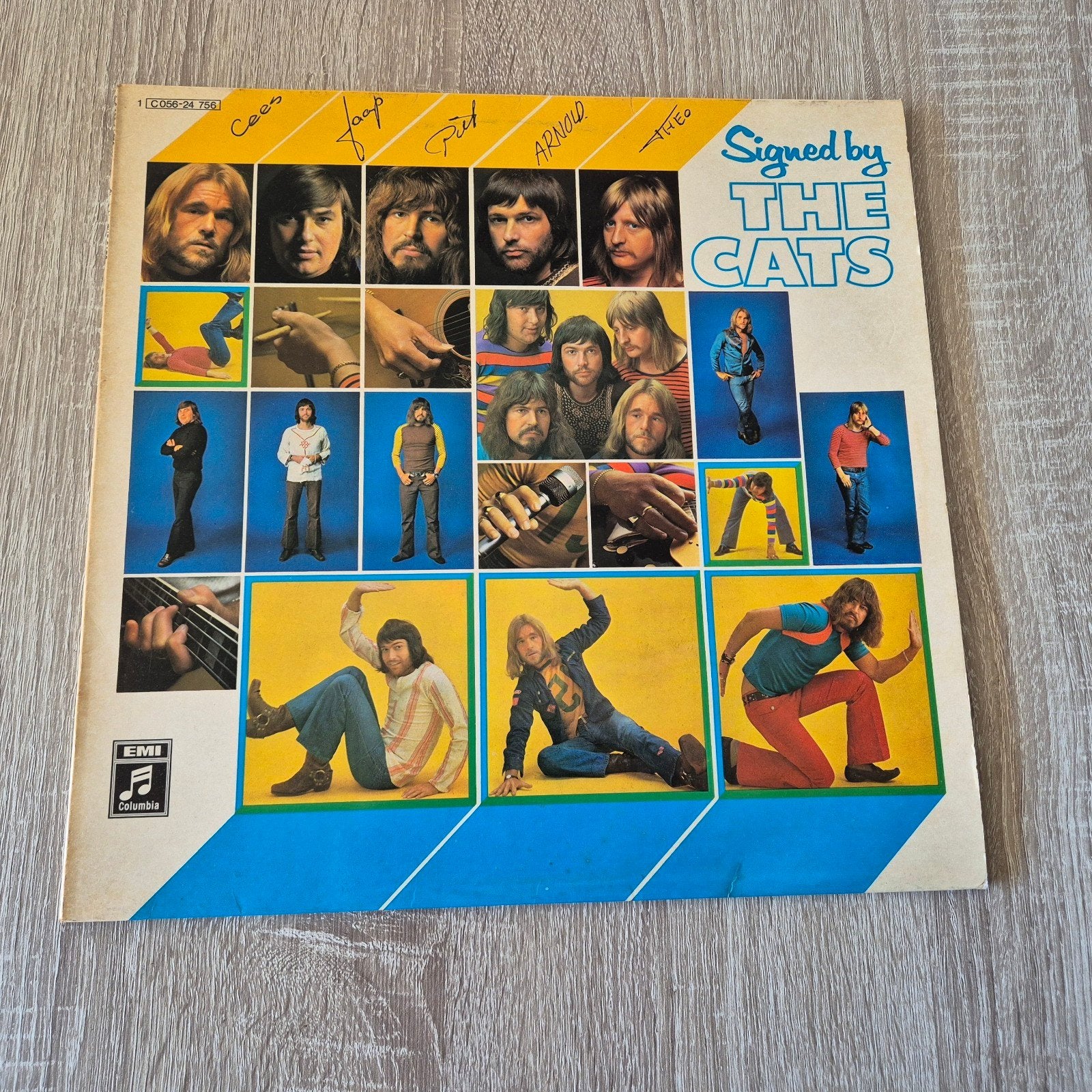 The Cats - Signed by The Cats LP, Cd's en Dvd's, Vinyl | Pop, LP, Gebruikt, Pop, Gesigneerd