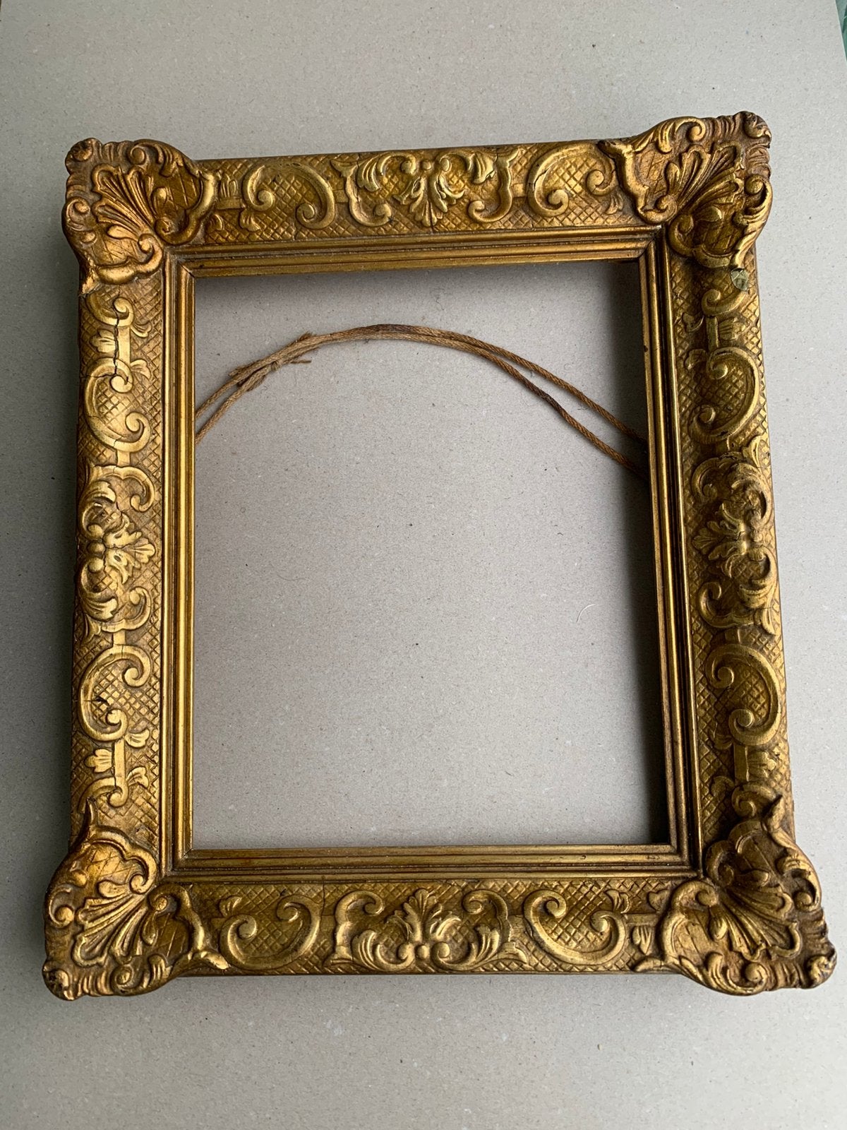 Antiek gouden lijst 39 x 32 en binnenmaat 30 bij 24 cm, Ophalen of Verzenden, Zo goed als nieuw