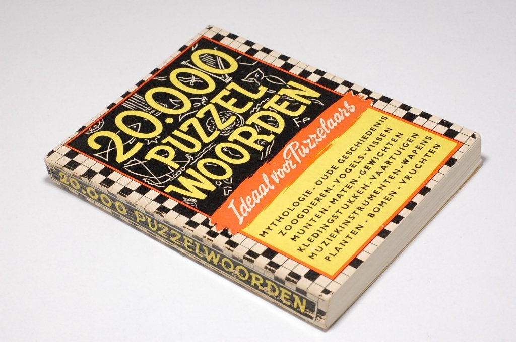 Ideaal voor puzzelaars: 20.000 puzzelwoorden, Verzenden, 500 t/m 1500 stukjes, Zo goed als nieuw, Puzzelboek