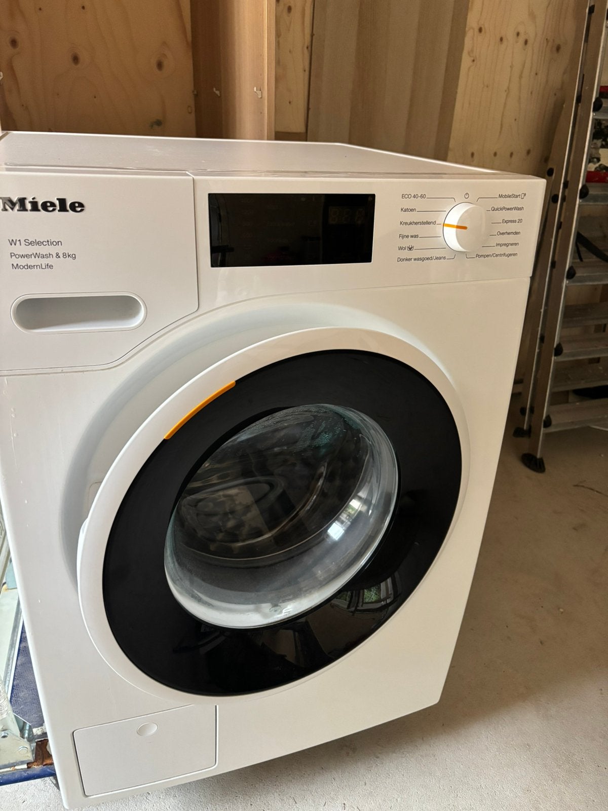 Miele wasmachine W1 selection powerwash & 8 kg, Ophalen, 8 tot 10 kg, 85 tot 90 cm, 1600 toeren of meer