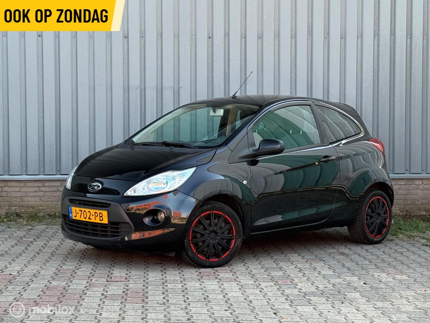Ford Ka 1.2 Limited s/s | Airco | Stoelverw. | 4-Cilinder, Auto's, Voorwielaandrijving, Stof, 4 cilinders, 4 stoelen