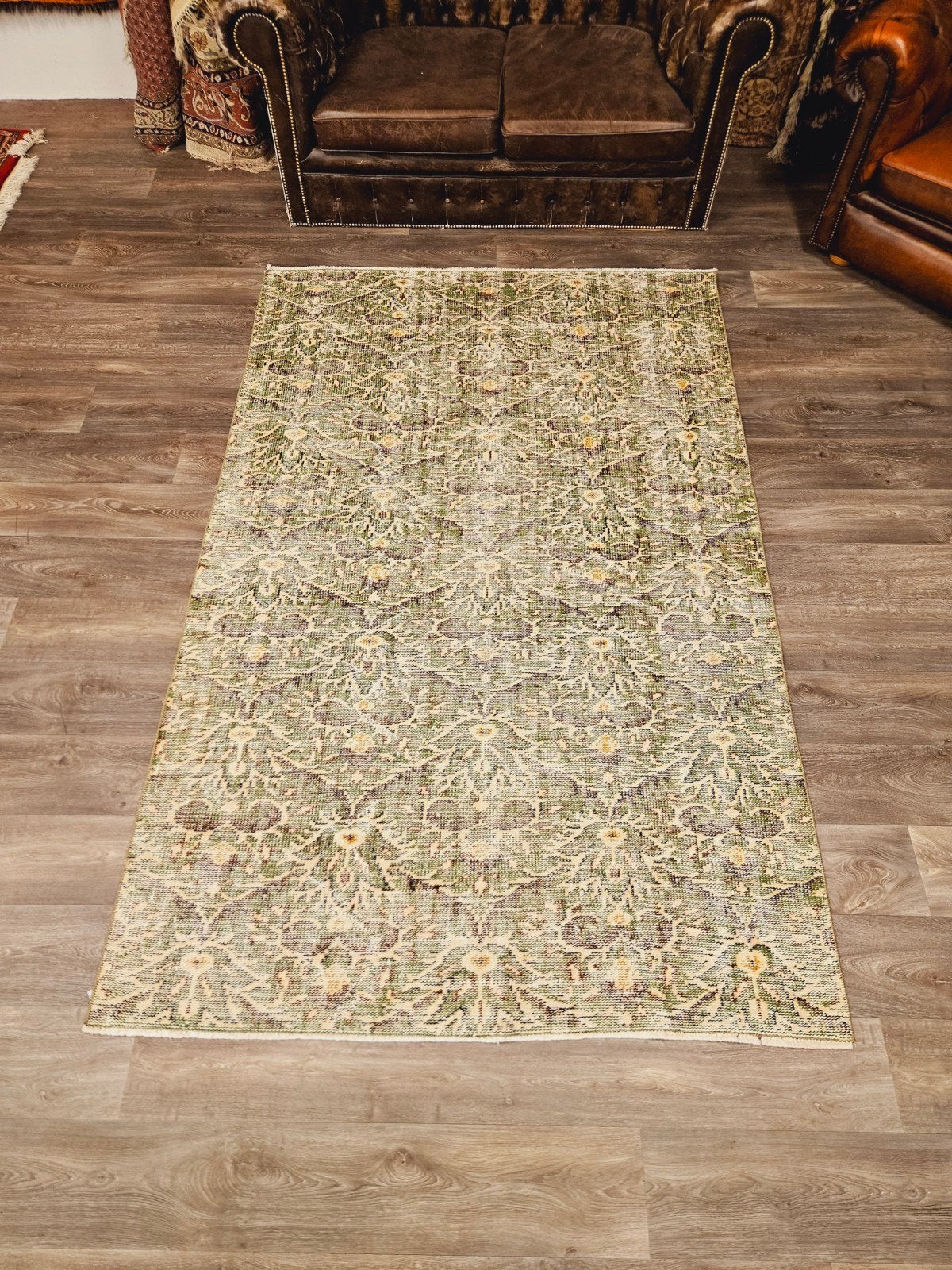 Oosters Handgeknoopt Vintage Tapijt. Heel Uniek! Weg = Weg!, Crème, Perzisch, 150 tot 200 cm, 200 cm of meer