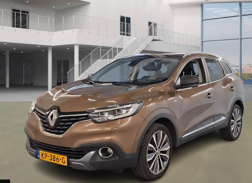 Renault Kadjar 1.2 TCE Bose/Automaat/Camera/Pano/Leder, Auto's, Kadjar, 4 cilinders, Bruin, Bedrijf