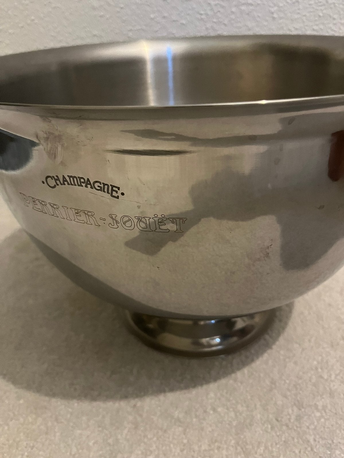 Wijnkoeler Perrier-Jouët, Boeckel, Roederer en L’ Aumerade, Ophalen, Gebruikt, 5 tot 15 flessen, Metaal
