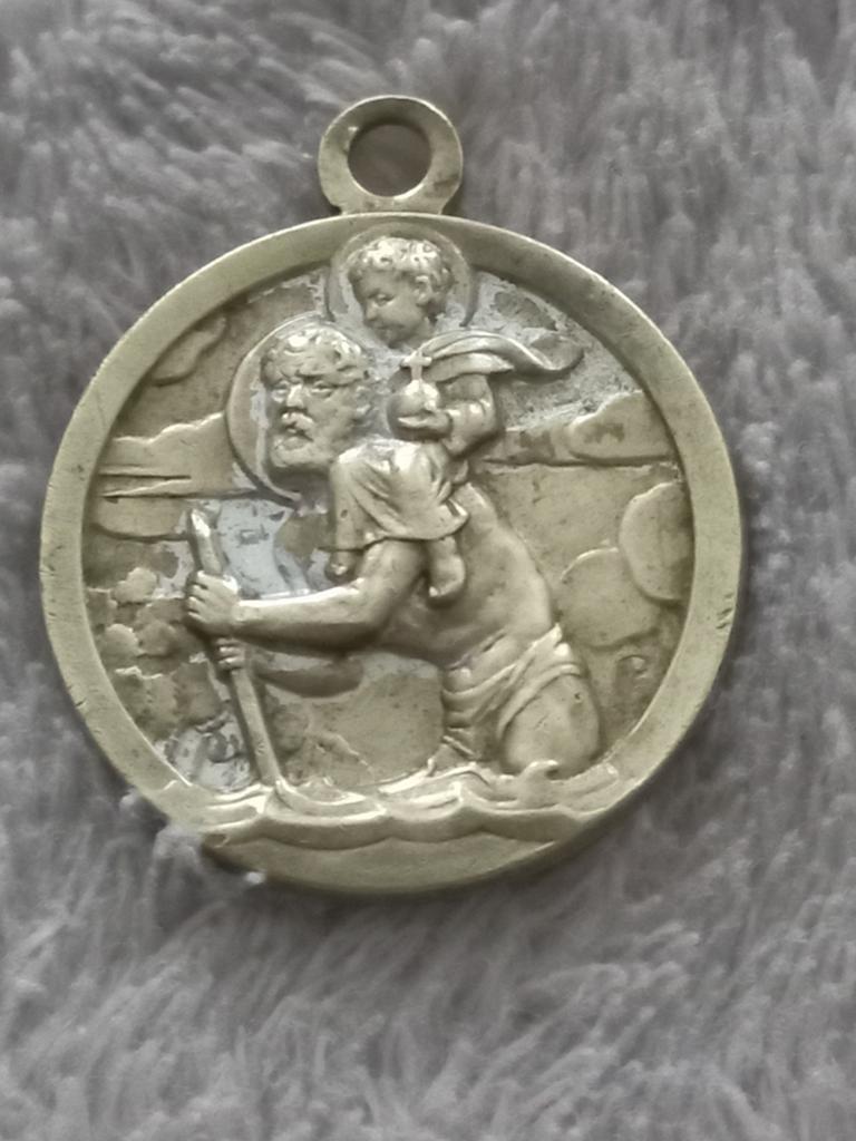 Art Deco Beschermpenning Reizigers - Adolphe Penin, Antiek en Kunst, Ophalen of Verzenden