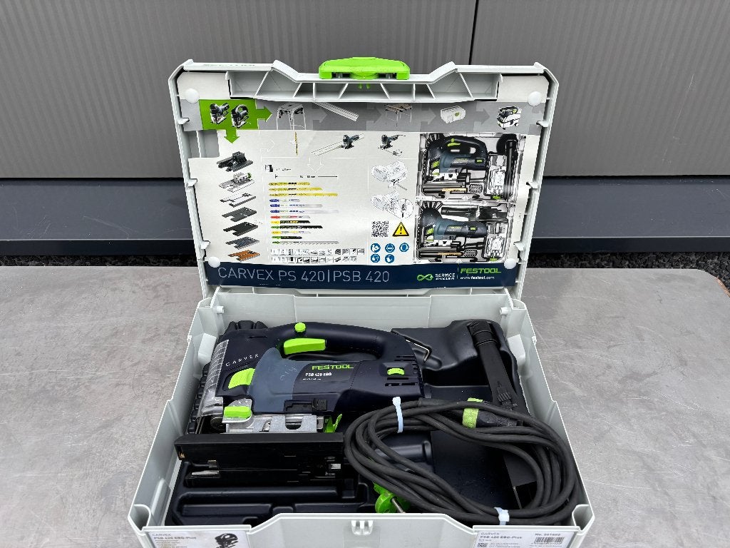 Nette Festool PSB 420 EBQ-Plus pendeldecoupeerzaag Systainer, Festool Nederland B.V., Coenecoop 2 G 2741 PG Waddinxveen Nederland