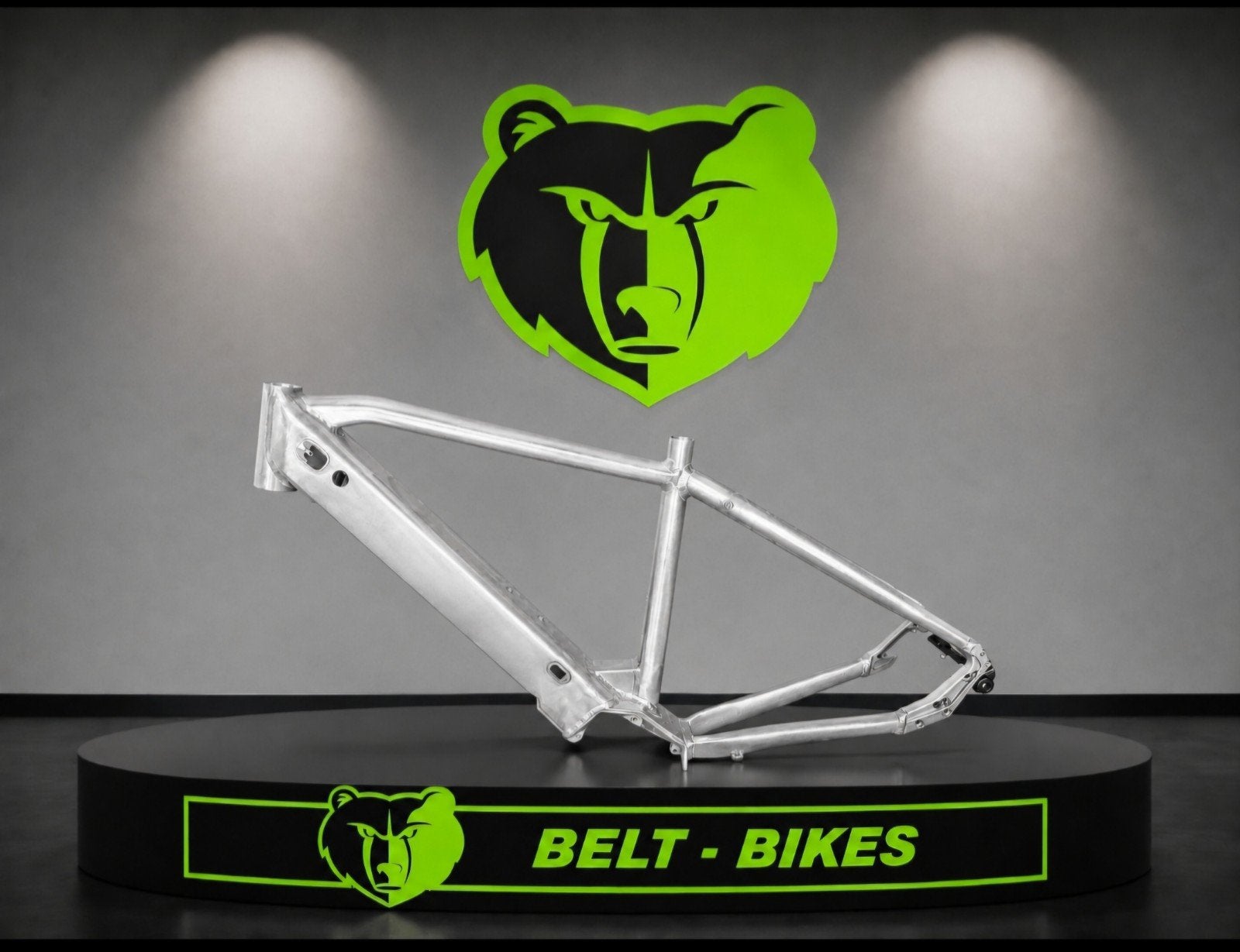 Belt-Bikes E-bike frame 48 cm - Onbehandeld Aluminium Frame, Fietsen en Brommers, Ophalen of Verzenden