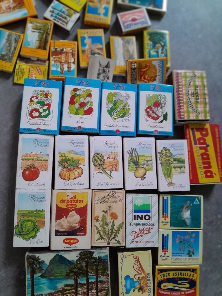 Spaans talige BX HH dozen lucifers lucifermerken etiketten, Verzamelen, Ophalen of Verzenden, Zo goed als nieuw, Luciferdoosjes of -merken