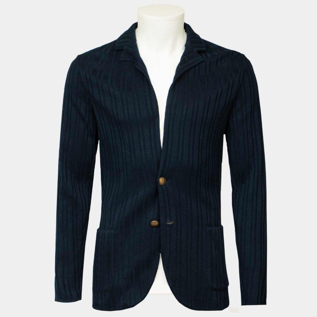 Lardini Colbert Gebreid Blauw Nieuw Maat M, Overige kleuren, Nieuw, Overige maten, Ophalen of Verzenden