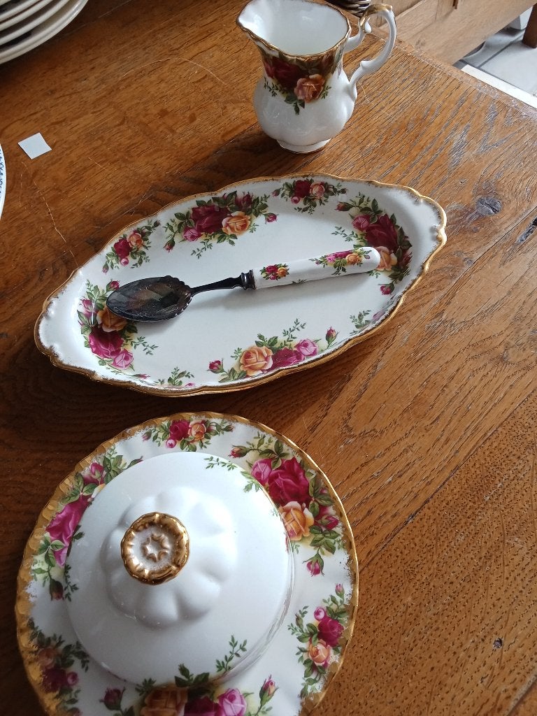 ROYAL ALBERT SERIE OLD COUNTRY ROSE, Ophalen of Verzenden