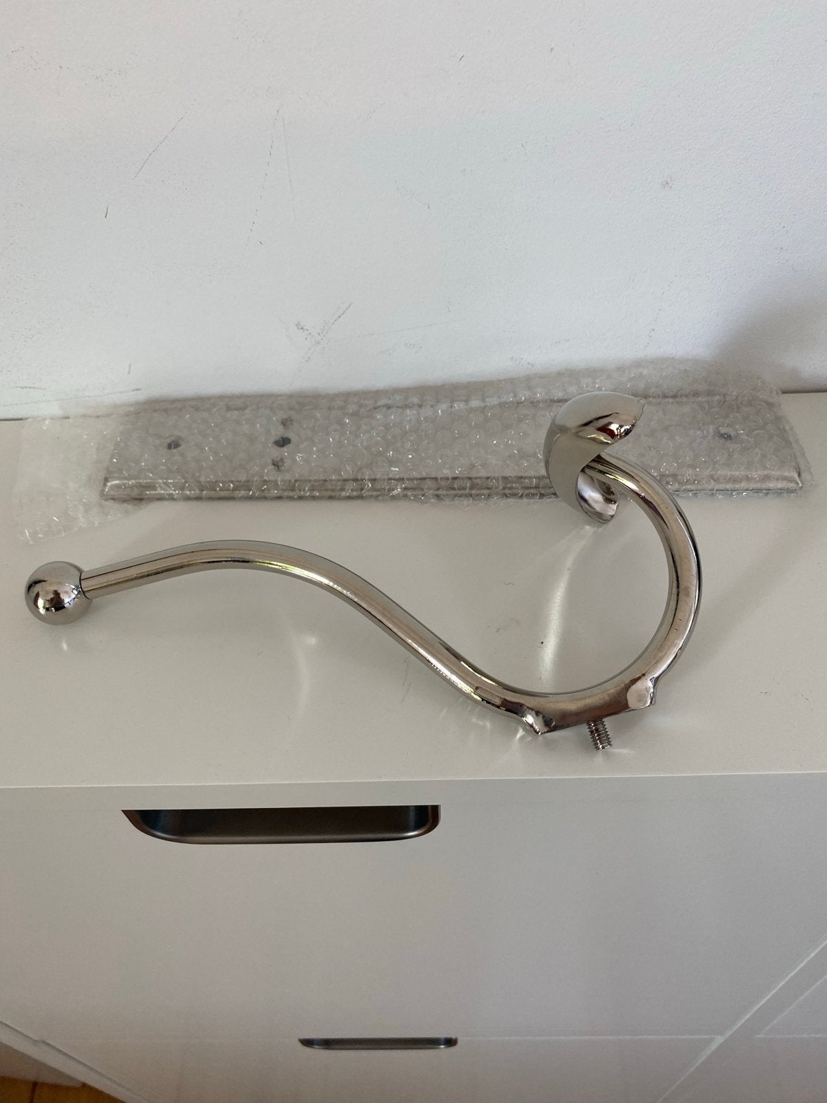 Nieuwe Retro Kapstok met 2 Haken - Metaal, Ophalen, Wandhaken, Nieuw, Minder dan 100 cm