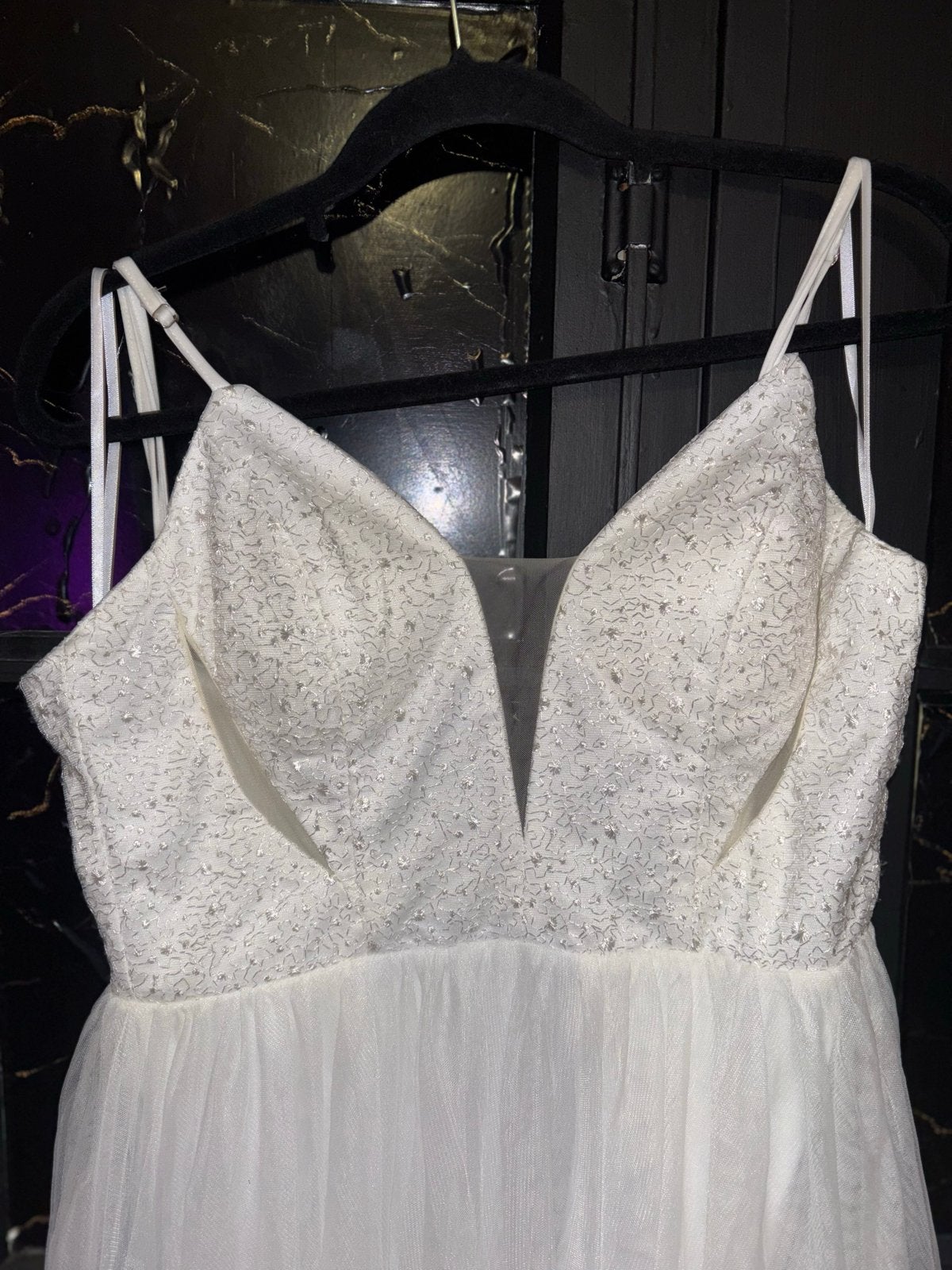 Elegante Witte Trouwjurk Maat S, Ophalen of Verzenden, Zo goed als nieuw, Wit, Trouwjurk