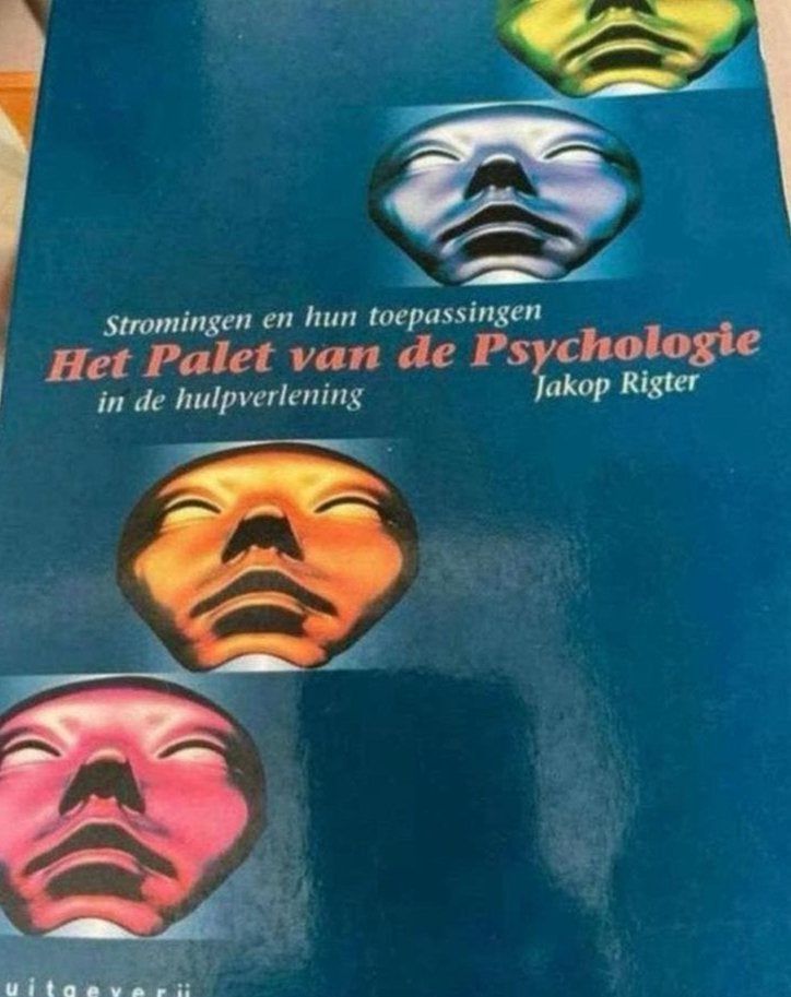Het palet van de psychologie Jakob Rigter, Ophalen of Verzenden, Zo goed als nieuw
